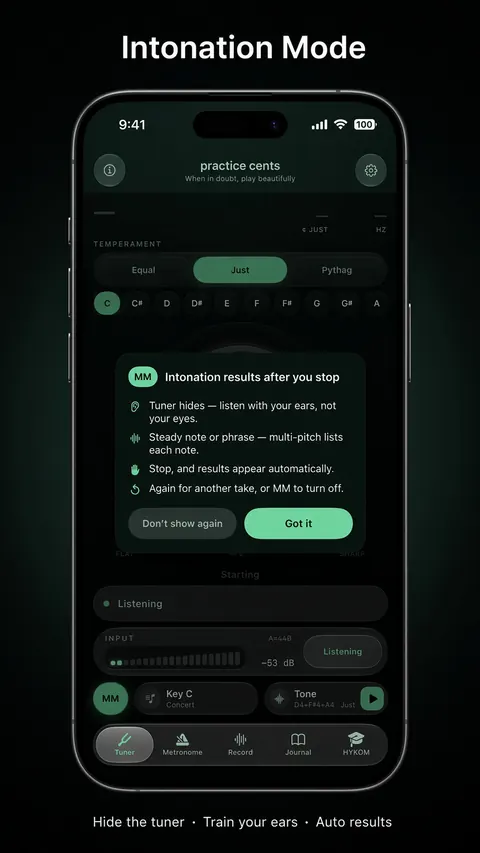 practice cents Live Activities on iPhone. The session stays with you.